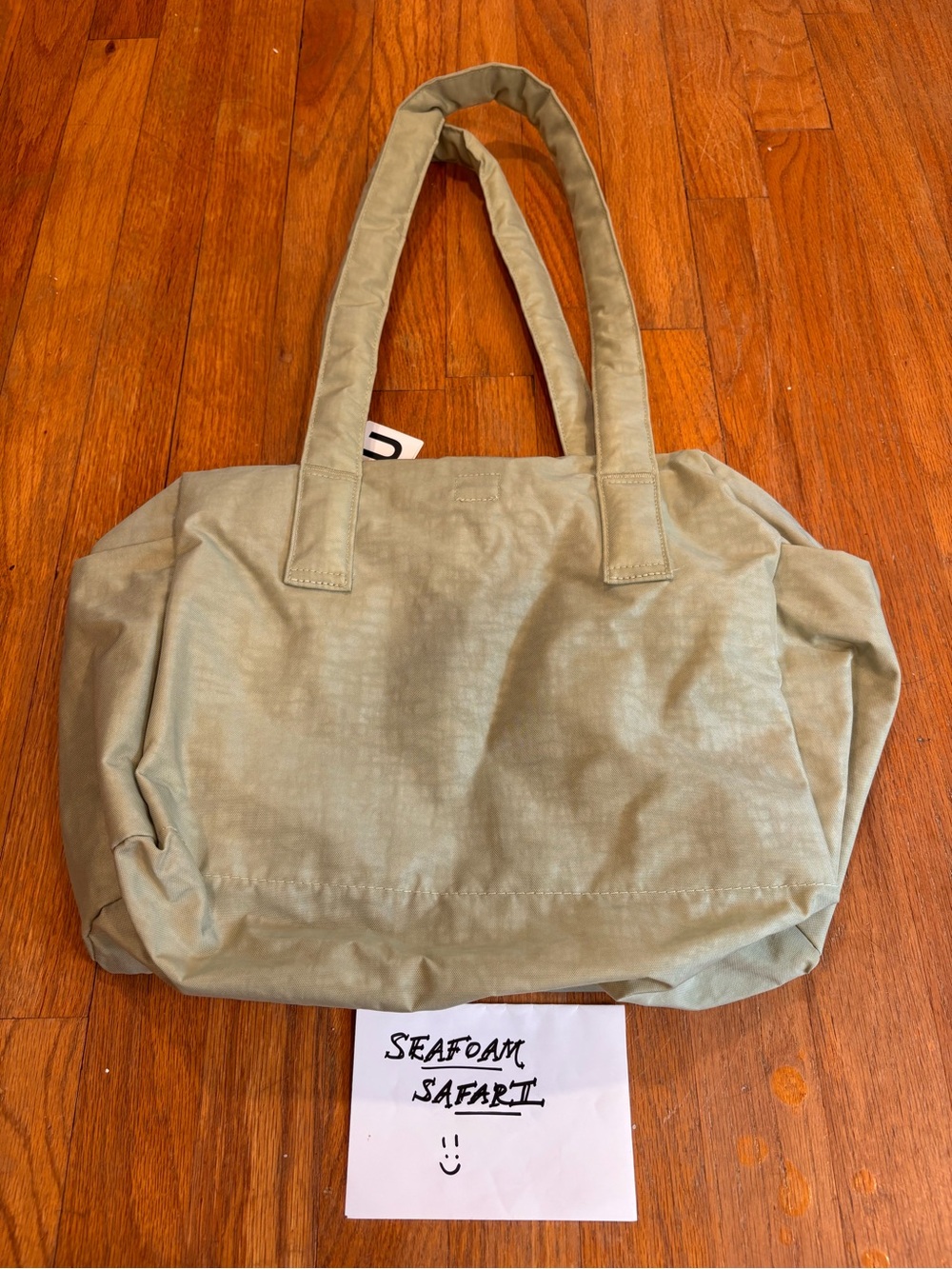 NWT Baggu Every Day Cloud Bag Celadon Green - Picture 2 of 3